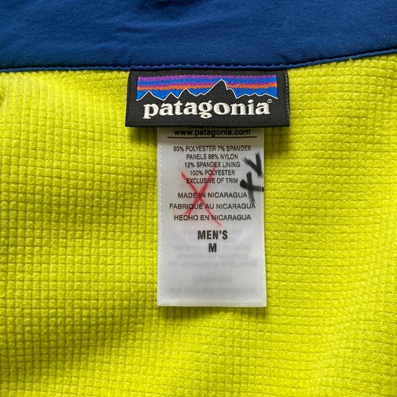 Patagonia Adze Hybrid Jacket in Andes Blue - Picture 10 of 12